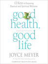 Cover image for Good Health, Good Life